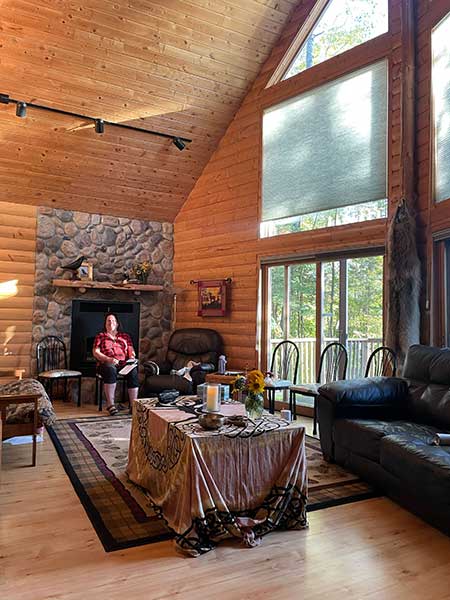 Altar room for retreat